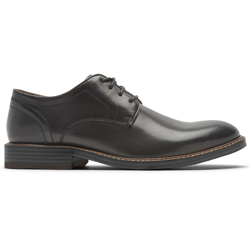 Rockport Oxfords Herr Svarta - Kenton Plain Toe - QHANJ2543